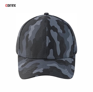 Casquette de baseball camouflage découpée au laser, 6 panneaux, maille ajustable, unisexe, pour l'extérieur, printemps-été, décontractée - Product Image 1