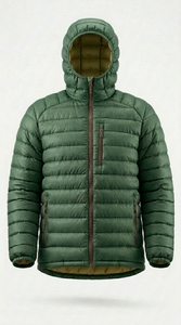 <b>Men</b> Puffer <b>Jacket</b> Soft Fabric Comfortable Lightweight <b>Warm</b> Casual Winter Outdoor Daily Wear Style - Product Image 2