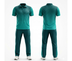 Customized <b>Cricket</b> Jersey Uniform with Team Logo Printing | Men Women Youth <b>Cricket</b> Wears Polo Shirt and Trouser Full Team - Product Image 3