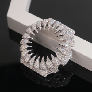 Montre numérique GA2100 Royal Ice Edition avec cristaux personnalisés, style hip-hop, luxe, mode urbaine pour hommes, style premium - Product Image 4