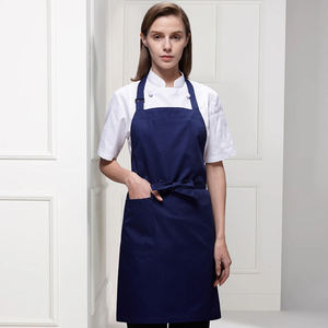 Delantal de Cocina Estilo Coreano para Hombre Tesmei, con Logotipo Bordado Personalizado, Cuello Ajustable, para Restaurante, Cafetería y Hogar - Product Image 4