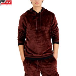Premium High Qualty mens <b>velvet</b> <b>hoodie</b> luxury soft <b>velvet</b> winter <b>hoodie</b> comfortable hooded sweatshirt durable stitching - Product Image 1