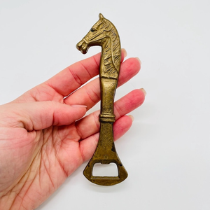 Premium Vintage Brass Horse Head Bottle Opener Elegant <b>Bar</b> <b>Tool</b> for Home Entertainment Restaurants and Collectors - Product Image 2