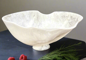 Cuenco Decorativo de Lujo, Centro de Mesa Grande con Pedestal, Cuenco para Servir, Decoración para Mesa, Cuenco para Exhibir Frutas, Dulces y Bocadillos, Adorno Elegante - Product Image 6