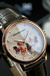 นาฬิกา Alexander Ferros รุ่น 9302R-26 ขนาด 38.5 มม. ใช้กลไกอัตโนมัติ Miyota 9015 ตัวเรือนสแตนเลส สายหนัง กันน้ำ 5 บาร์ - Product Image 2