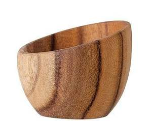 Bol à salade en bois d'acacia naturel, fait main, écologique, avec deux serveurs, style américain, passe au lave-vaisselle, idéal pour les fêtes - Product Image 4