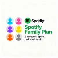 Compte Premium Familial Spotify 1 an 1 abonnement, Activation Rapide, Profitez de votre vie musicale