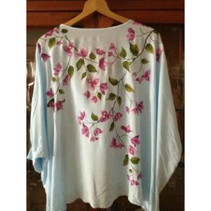 Conjunto de Bata y Camisón de Algodón 100% Natural, Ecológico, con Cuello en V y Largo hasta el Tobillo, Diseño Elegante y Atemporal de Alta Calidad - Product Image 2