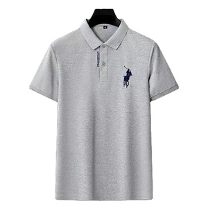 Camisa Polo Bordada para Hombre |   Camiseta de Manga Corta Tejida de Algodón/Poliéster |   Polo Informal y Transpirable, Personalizable OEM - Product Image 4
