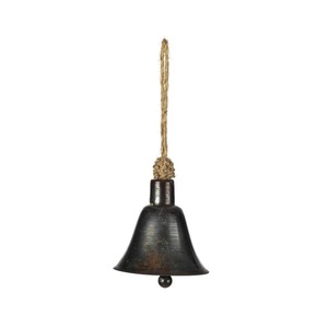 Campana Navideña Metálica Vintage con Cuerda para Colgar, Adorno Decorativo - Product Image 5