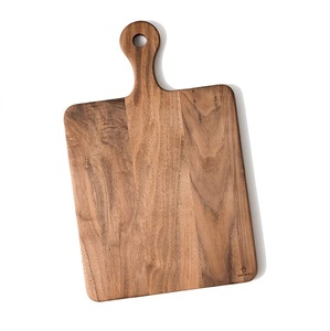 Planche à découper rectangulaire en bois naturel artisanal Imperial, épaisseur 1,5 cm, passe au lave-vaisselle, facile à nettoyer, décorative - Product Image 4