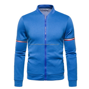 Veste de baseball de haute qualité, personnalisée, brodée, à fermeture éclair, en polyester/coton pour homme, OEM - Product Image 6