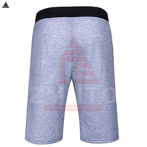 Pantalones Cortos Deportivos para Hombre al por Mayor de Alta Calidad con Diseño de Logotipo Personalizado, Pantalones Cortos de Algodón Negros Casuales Lisos, Pantalones Cortos Deportivos al por Mayor - Product Image 2