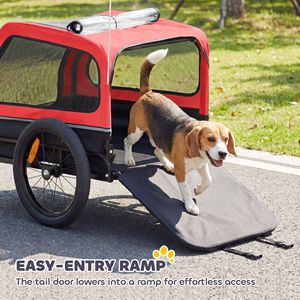 Rampa Universale Ribaltabile per Rimorchio Bici per Cani di Piccola e Media Taglia per Avventure all'Aperto - Product Image 5