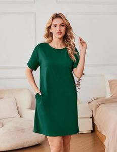 Ladies Chic Nightwear Stylish Sleep <b>Dress</b> Ultra Soft Night Gown Comfortable Breathable Nightdress Female Fashion <b>Lounge</b> Wear - Product Image 2