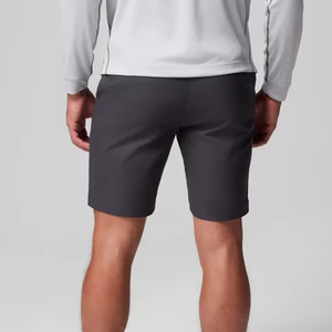 Shorts pour hommes en toile avec logo imprimé personnalisé, coupe-vent, motif uni, style décontracté, service OEM/ODM, taille haute avec cordon de serrage - Product Image 5