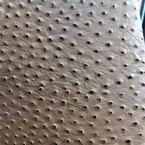 Material de Cuero Estampado de Avestruz de Primera Calidad para Accesorios de Moda de Lujo y Proyectos de Decoración del Hogar DIY de Alta Costura - Product Image 4