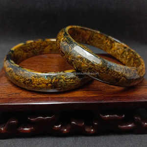 Bracelets en résine en gros avec des couleurs vives avec des effets de marbre (jade) | | Bijoux de déclaration de mode parfait | | Qualité supérieure - Product Image 2