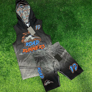 Custom 7v7 Football Uniform USA | Sublimated Team Set | 100% Polyester Quick Dry <b>Athletic</b> Fit for Adults | Front Logo O-Neck - Product Image 2