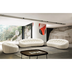 Premium Fabric <b>SOFA</b> LOUNGE SET Modern from Vietnam Sectional <b>Sofa</b> style High Density Sponge <b>Pillow</b> Back Metal/Wood - Product Image 6