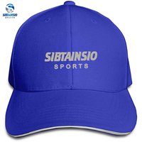 Casquette Vintage Bleue Personnalisée 100% Polyester avec Logo Brodé en 3D – Chapeau Stylé à l'Effigie d'un Taureau, Broderie 3D, Casquette de Sport Hip Hop