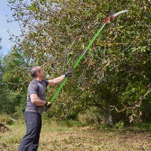 26ft Lightweight Manual Pole <b>Saw</b> Set Long Handle Pruner with Sharp Steel Blade Scissors for Tree Trimming for Outdoor Tasks - Product Image 3