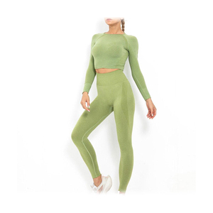 Prix Exceptionnel – Meilleures Ventes : Nouveaux Ensembles de Yoga 2 Pièces pour Femmes, 100% Polyester Lavable, Respirant, Séchage Rapide, Design Haut de Gamme, Facile à Porter - Product Image 3