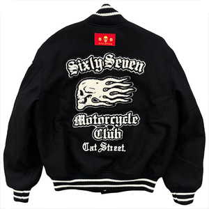 Chaqueta Varsity de Lona 100% Algodón de Alta Calidad, Personalizada ODM OEM, Unisex, Estilo Universitario, Cuello Alto, Otoño - Product Image 2