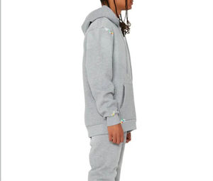 Traje Deportivo de Invierno para Hombre, 100% Algodón, Corte Regular, con Logotipo Personalizado, al por Mayor - Product Image 2