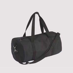Navy Blue 600D <b>Duffel</b> <b>Bag</b> 30-<b>40L</b> with Shoulder Strap and Zipper Pockets - Product Image 4