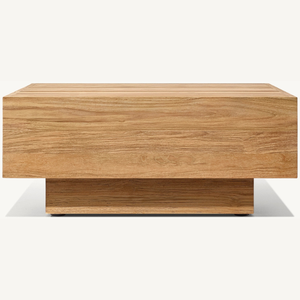 Modern Style <b>Dining</b>/Living Room Square Solid Teak Wood <b>Table</b> High Quality Durable Eco-Friendly Living Furniture - Product Image 4