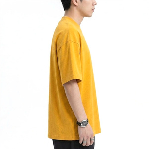 เสื้อยืดทรงบ็อกซี่ฟิตโอเวอร์ไซส์สำหรับผู้ชาย ผ้าฝ้ายพรีเมียม แห้งเร็ว ระบายอากาศได้ดี พิมพ์ลายได้ตามต้องการ สวมใส่สบาย แฟชั่นลำลอง สตรีทแวร์ ราคาประหยัด - Product Image 3