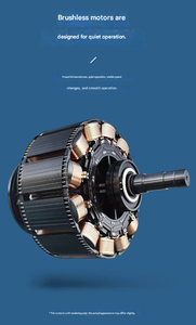 Ventilateur portatif sans pales Gongtian F95B à moteur brushless, alimenté par batterie, en plastique, pour usage extérieur, avec bouton (version étiquette rouge) - Product Image 5