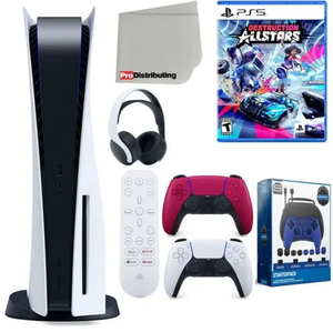 PLAYSTATION5 DISC VERSION 1TB DISC EDITION 825GB Latest Edition 2 Controllers and 15 <b>Games</b> - Product Image 1