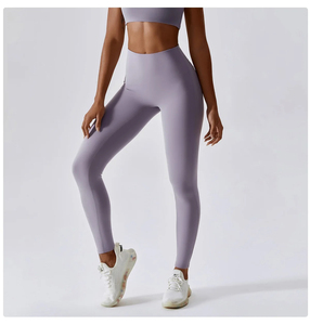 Leggings de yoga sans couture pour femmes, taille haute, respirants, compressifs, extensibles, pour le sport et l'entraînement, vente en gros personnalisée OEM - Product Image 5
