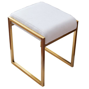 Pouf ottoman moderne rose tendance en similicuir, design rembourré, siège souple, tabouret portable gonflable, mobilier de maison - Product Image 5
