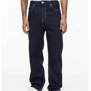 Jeans de Mezclilla para Hombre, Corte Recto, Casuales, Elegantes, Duraderos, Cómodos, Clásicos, Azules, de Primera Calidad - Product Image 6