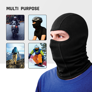 Balaclava unisexe 66BHP Performance 95% coton 5% lycra, séchage rapide, coupe-vent, respirant, anti-UV, toutes saisons - Product Image 4