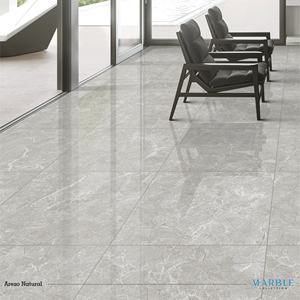 Carrelage de sol rustique en porcelaine gris Aerzo de haute qualité, fabriqué directement en usine, 600x600 mm, 24x24 pouces, 60x60 cm, nouveaux designs - Product Image 5