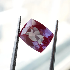 HAYAAT GEMS Pierre précieuse Alexandrite naturelle 3.20Ct taille coussin à changement de couleur pour la fabrication de bijoux - Product Image 2