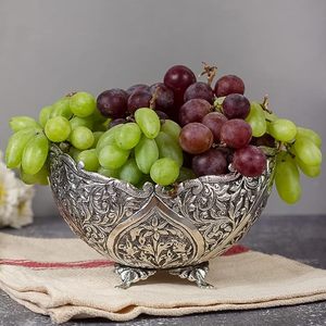 Parrot Flower Design Fruit Bowl Decorative Serving Bowl for Fruits <b>Candy</b> Tabletop Home Decor - Product Image 3