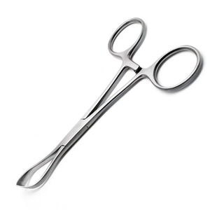 Pinzas Quirúrgicas Manuales Lorna de Acero Inoxidable 100mm 17-261-100, Instrumento de Drapeado de Precisión con Certificación CE, Hermann Meditech - Product Image 2