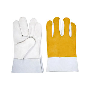 Gants de soudure en cuir de vachette pleine fleur haute performance avec doublure en coton pour une protection contre les étincelles - Product Image 2