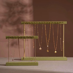 Luxury Metal Necklace Display Stand <b>For</b> Chains Pendants And Jewelry Organizer <b>Dressing</b> <b>Table</b> And Boutique Showcase From India - Product Image 3