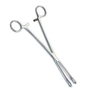 Pinzas de sujeción rectas de acero inoxidable, manuales, reutilizables, quirúrgicas, de alta calidad, resistentes a altas temperaturas - Product Image 3