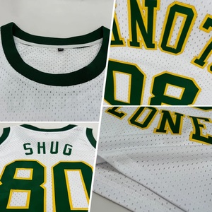 เสื้อบาสเก็ตบอลแบบไม่มีแขน โพลีเอสเตอร์ 100% คุณภาพพรีเมียม ขายส่ง รับทำโลโก้ตามสั่ง ระบายอากาศได้ดี ผ้าตาข่าย สำหรับทีม  ผู้จำหน่ายชุดกีฬา - Product Image 4