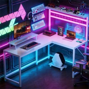 Scrivania Bianca per Computer/Gaming - Product Image 1