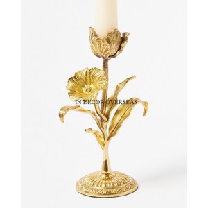 Unique Fancy Texture High Grade Gold Plated Elegant Look Set Of 2 <b>Candle</b> Stick Holder Home Hotel Table Centerpiece Decor Supply - Product Image 6