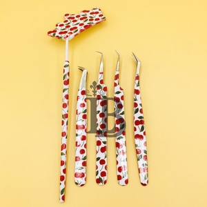 แหนบพรีเมียม QTweezers Mink คุณภาพสูง ขายดี แหนบต่อขนตาปลอม แหนบปลายแบน โลโก้ Bear Bottom - Product Image 6