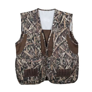 Gilet de chasse camouflage pour homme avec poches, fermeture éclair, respirant, en polyester, style décontracté, pour l'automne - Product Image 1